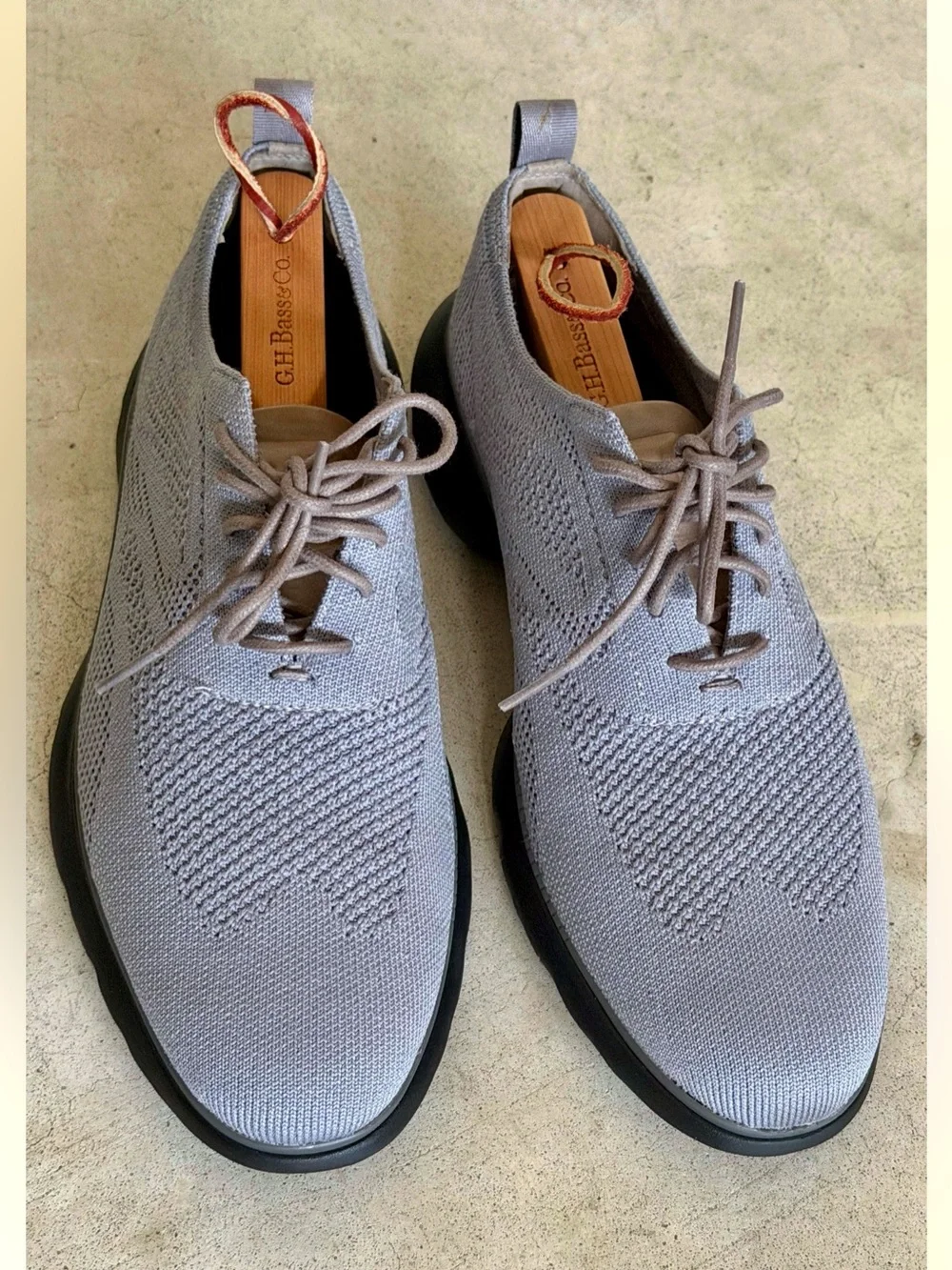 NWOT Cole Haan Men’s 3.Zerogrand Stitchlite Wingtip Oxford Gray C29295